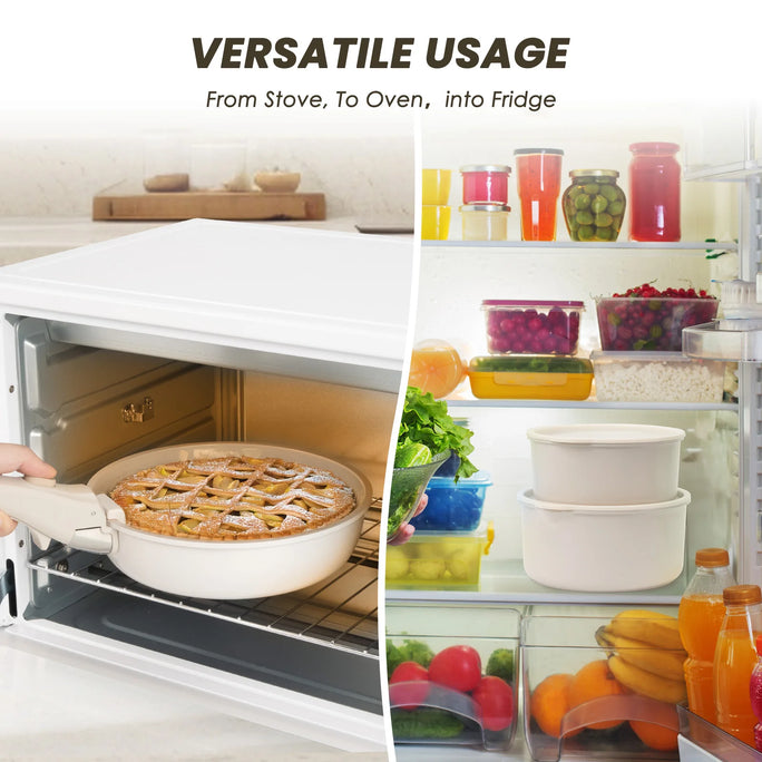 22 pieces, non-stick, induction, dishwasher