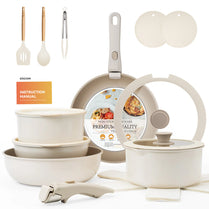 22 pieces, non-stick, induction, dishwasher