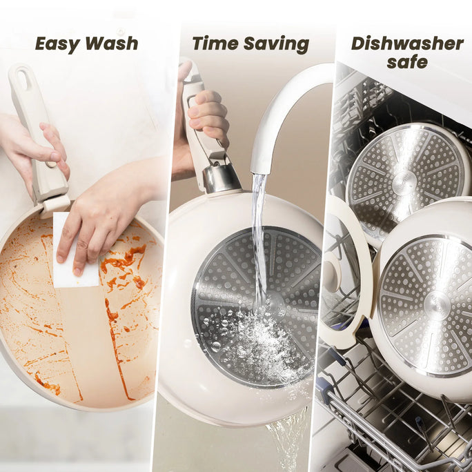 22 pieces, non-stick, induction, dishwasher