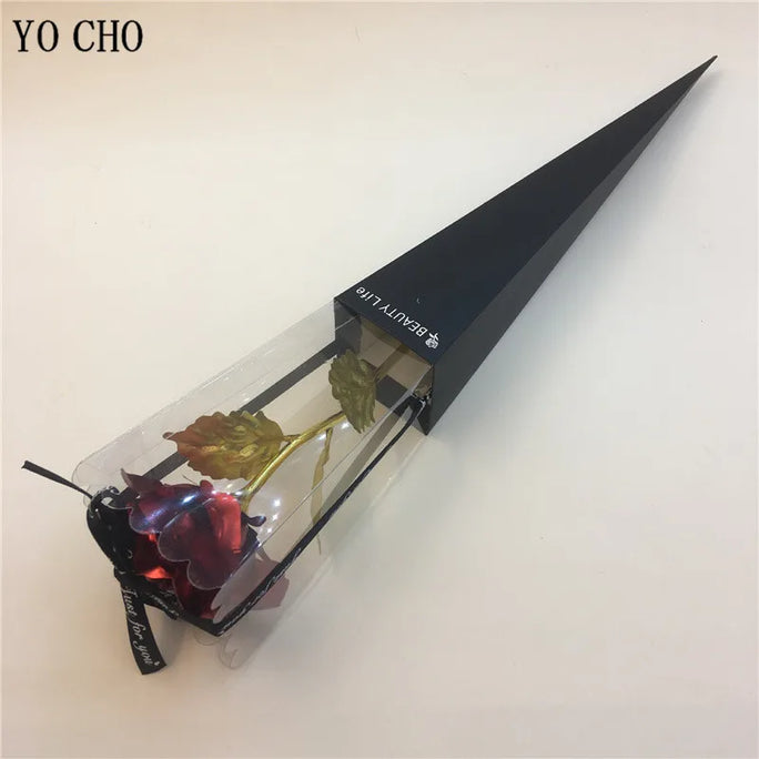 Galaxy Rose Eternal 24K Gold Flower Foil Plastic