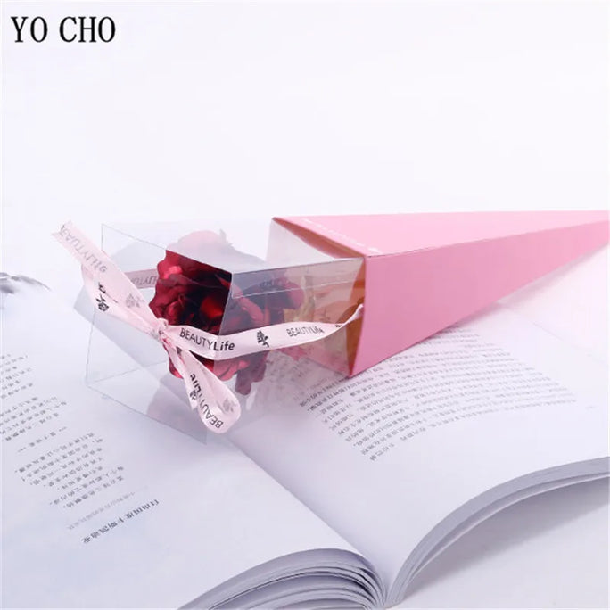 Galaxy Rose Eternal 24K Gold Flower Foil Plastic