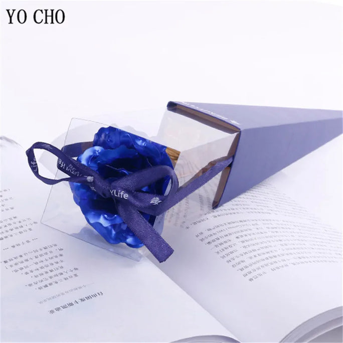 Galaxy Rose Eternal 24K Gold Flower Foil Plastic