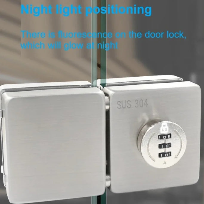 Frameless Glass Door Lock Single/double