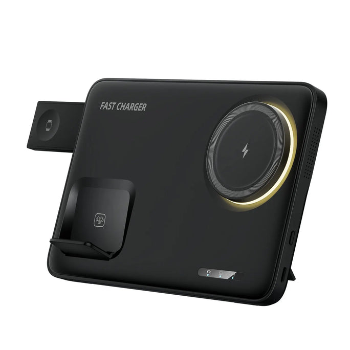 Qi2 15W 3-in-1 Foldable Magnetic Wireless Charger