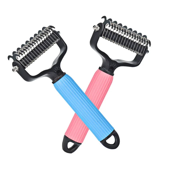 Pet Deshedding Brush Cat Comb Self Cleaning Hair