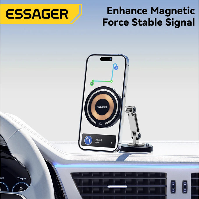 Essager Magnetic Wireless Charger Car Phone Holder