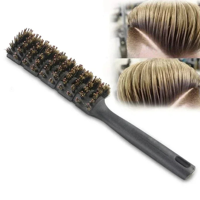 Boar Bristles Detangling Hair Brush Hollow