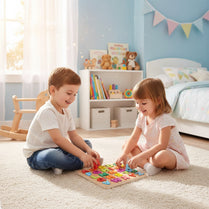 Montessori Wooden Puzzle 3D Alphabet Letters Number Matching