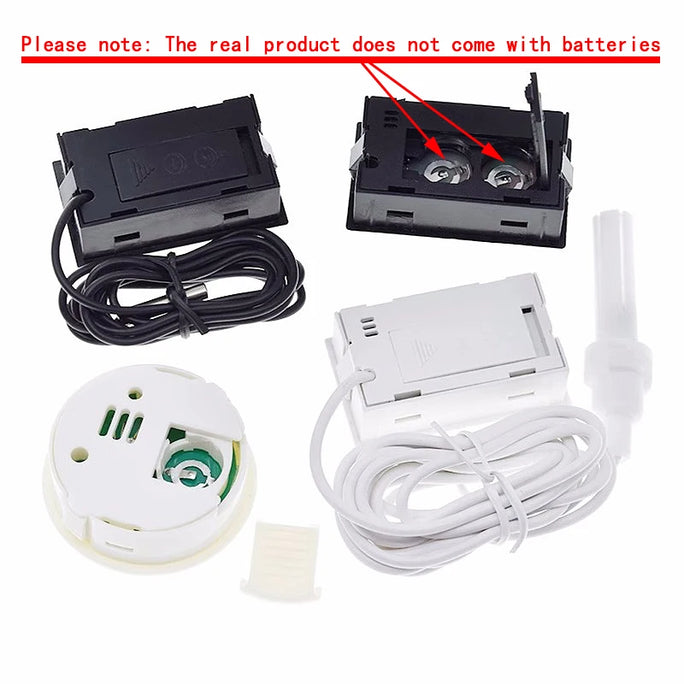 Mini LCD digital thermometer used for freezer temperature