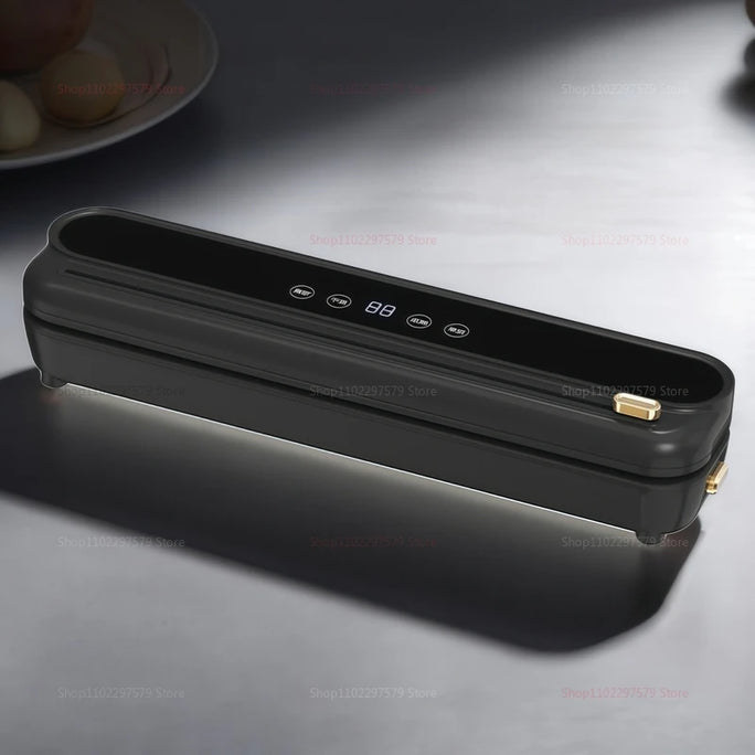 Electric Vacuum Sealer Household Built-in Cutter Kitchen Food Storage