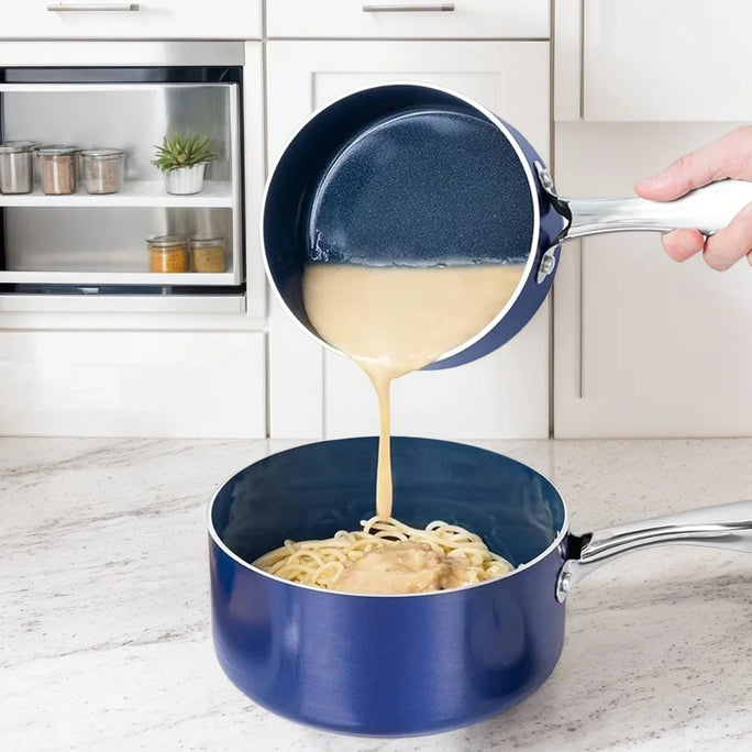 MICHELANGELO NON-STICK PAN Sauce Pan Sets Aluminum Home