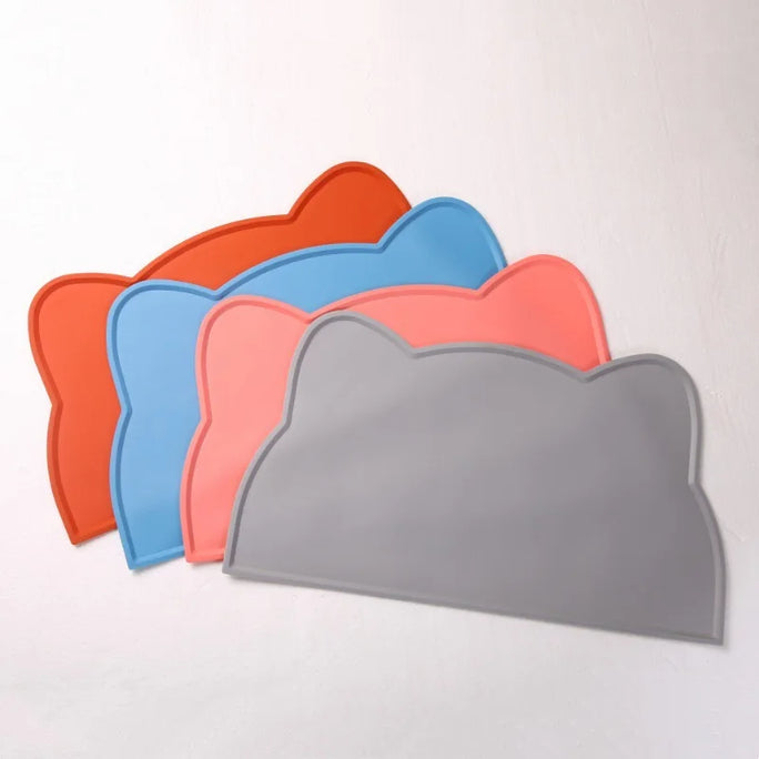 Pet silicone food mat waterproof, anti-slip