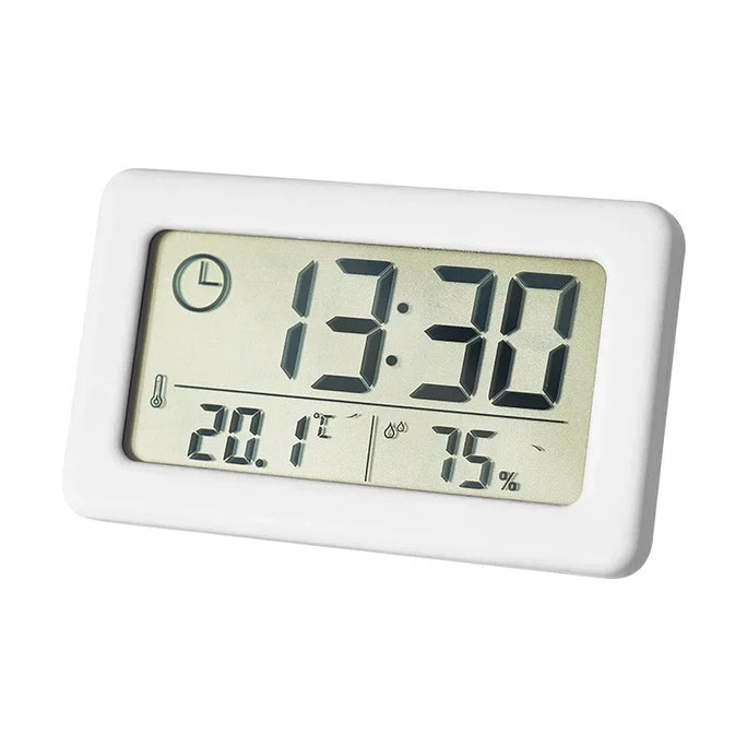 12/24 Hours Wall Clock Thermometer Digital
