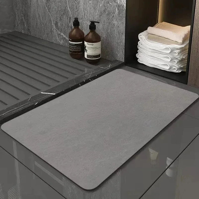 Diatom Mud Bath Mat Bathroom Shower Floor Decor Super Absorbent