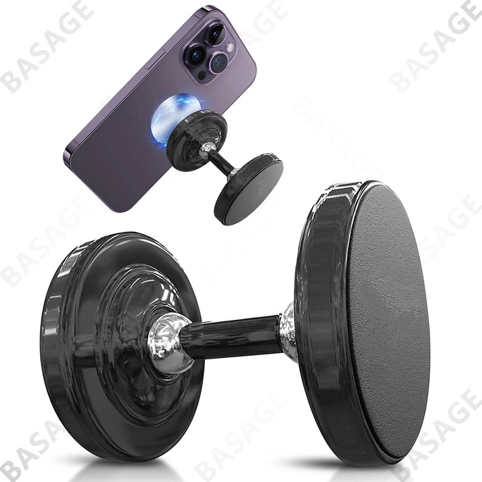 Dual Magnetic Gym Phone Holder for Working Out