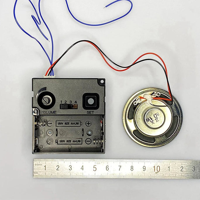 Quartz Pendulum Clock Movement With Black Hands with Music Box