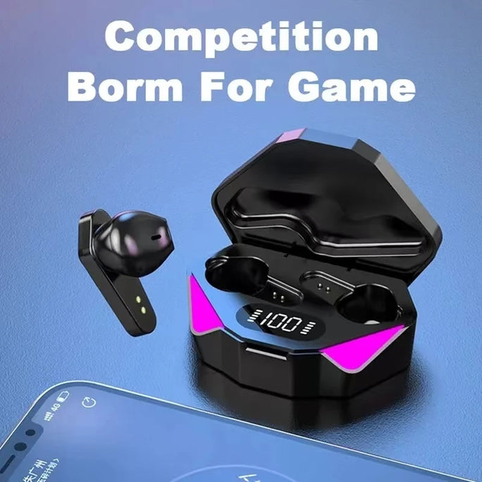 TWS Wireless Bluetooth Headset LED Display Gamer
