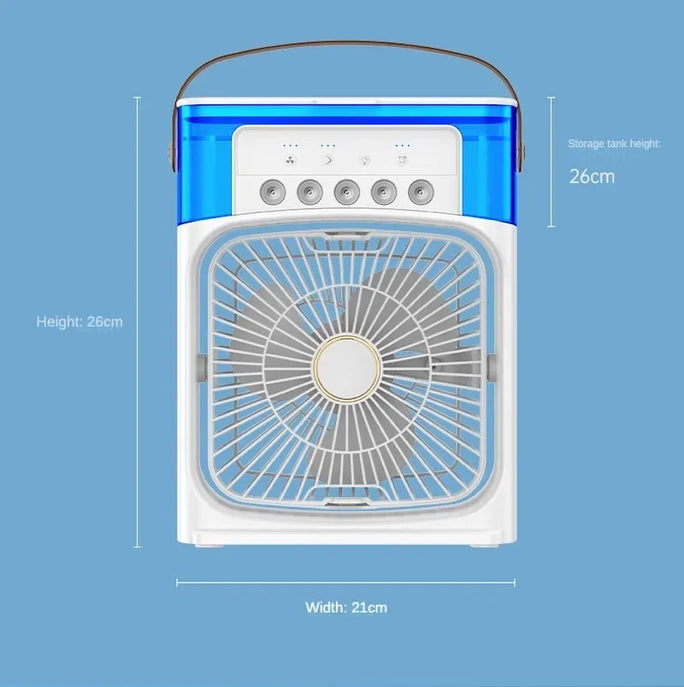 Portable Humidifier  Fan AIr Conditioner Household