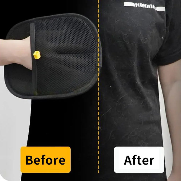 New Pet Grooming Gloves with Static Dusting Brush for Dog Cat