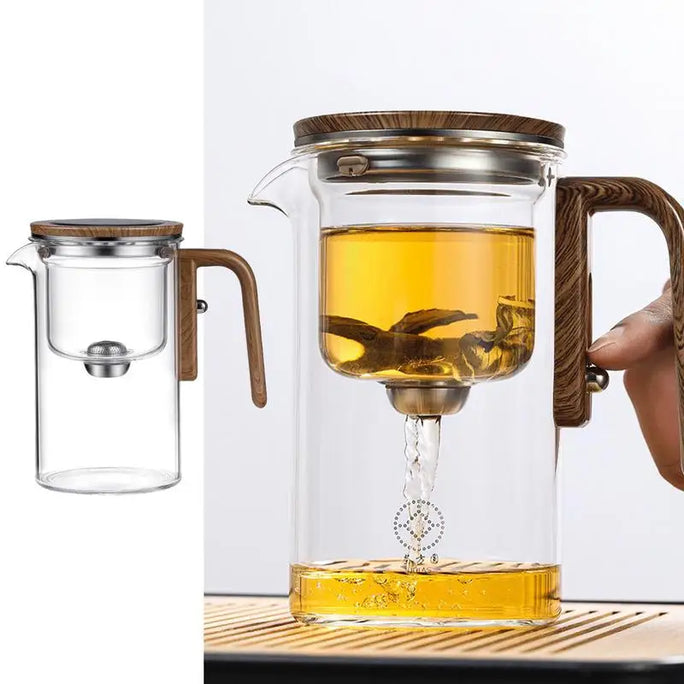 Water Separation Inner Container Teapot One Click Magnetic