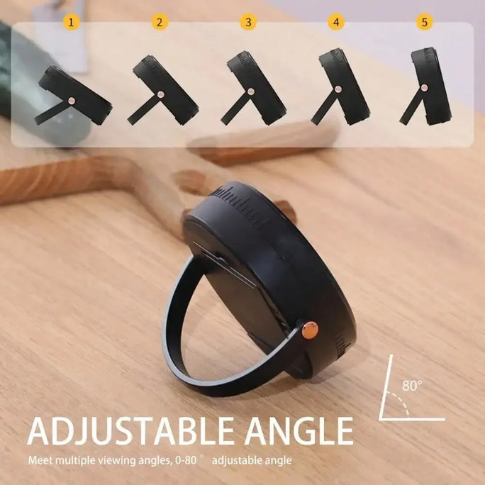 Black Kitchen Timer LED Digital Magnetic Timer