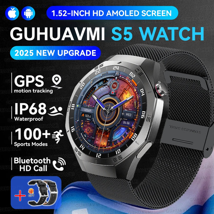 GT5 PRO GPS Trajectory Sport Smart Watch Men