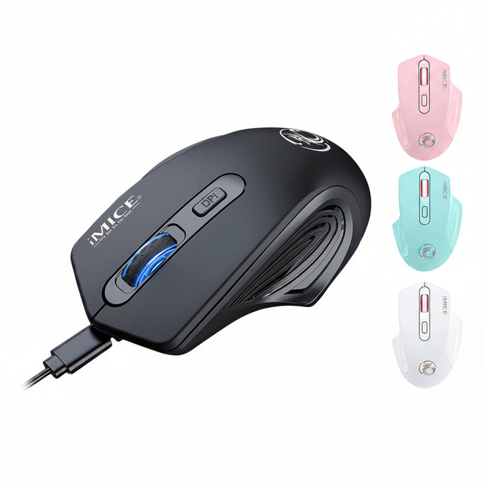 Silent Rechargeable 1600 DPI Adjustable 2.4GHz Wireless
