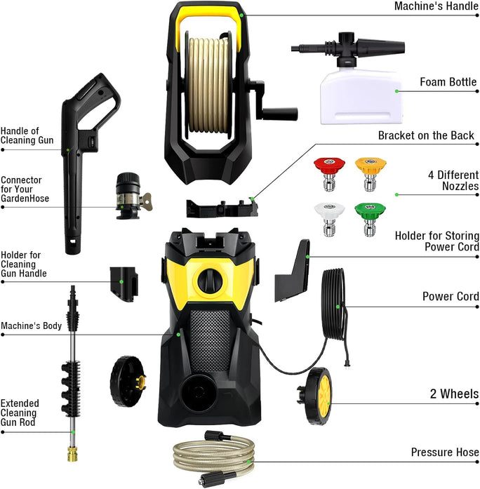 Electric High Pressure Washer2200W,150bar,4