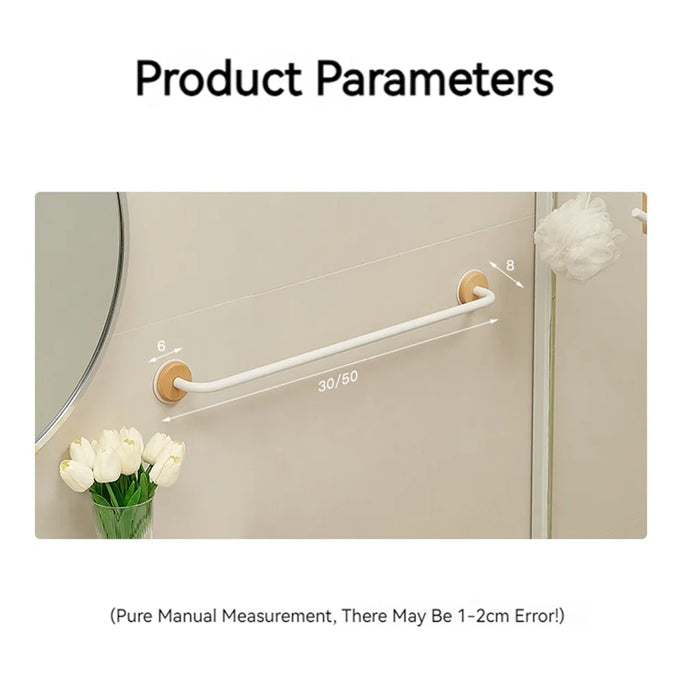 Wood Wall Mounted Bathroom Slipper Rack