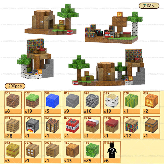 Magnetic Building Block Magnet Cube Mine World