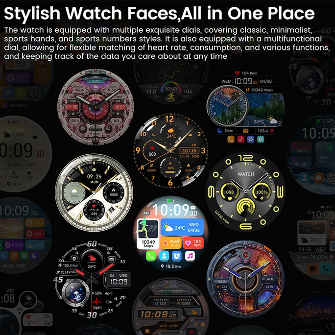 2025 New For Huawei GT5 Pro Smart Watch Men AMOLED Screen GPS