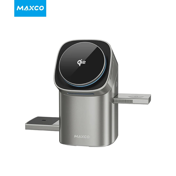 Qi2 Magnetic Wireless Charger Fast Charger 3-in-1