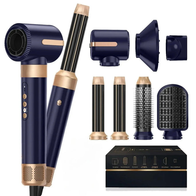 Hot Sales 7 In 1 Hair Dryer Brush Brushless High Speed Hair Dryer