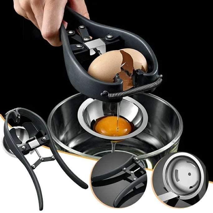 Stainless Steel Eggshell Opener Scissor Cracker Egg
