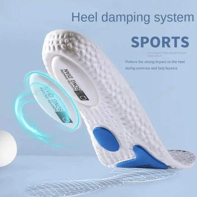 Sport Insoles for Feet Soft Shock Absorption Inserts Template