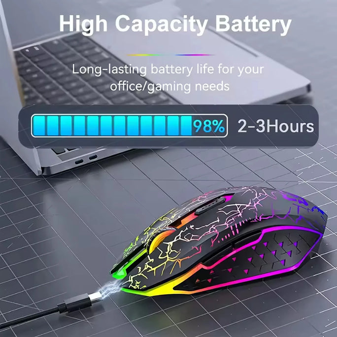 2.4G Bluetooth Wireless Mouse Gaming Mouse Silent