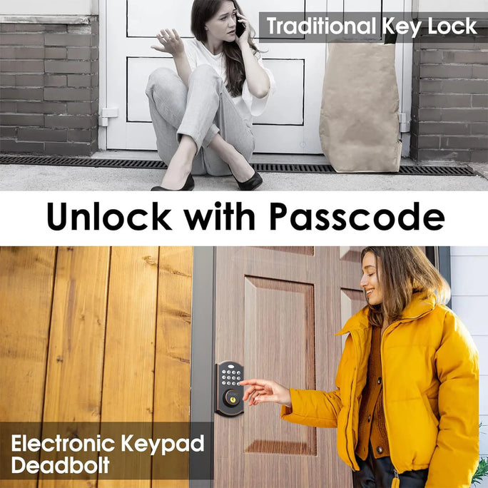 Keyless entry door lock - electronic door lock