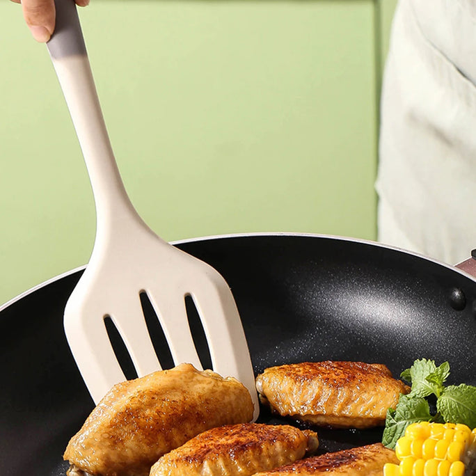 1PC/5PCS Milk White Grey Dual Color Silicone Five Piece Set of Non