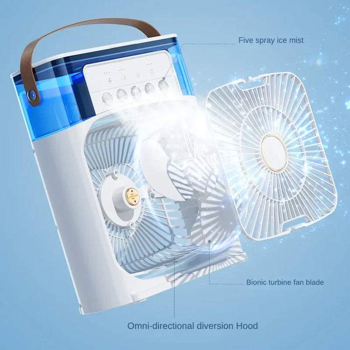 Portable Humidifier  Fan AIr Conditioner Household