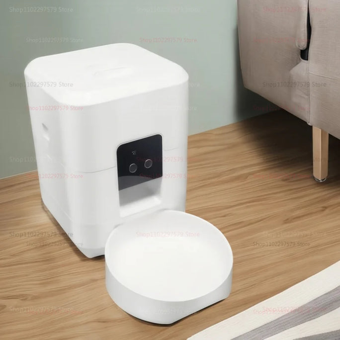 Smart Pet Feeder 2L Automatic Wifi Enabled Dry Food Dispenser for Cat