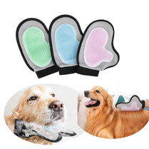 Pet Grooming Glove Brush for Cats Dogs Bath Massage