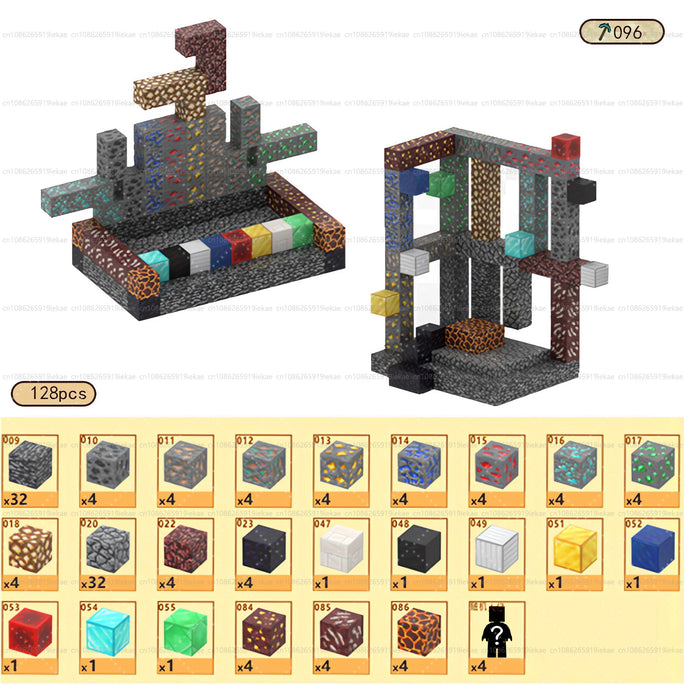 Magnetic Building Block Magnet Cube Mine World