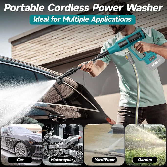 250Bar Brushless Electric High Pressure Washer Gun