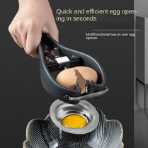 Stainless Steel Eggshell Opener Scissor Cracker Egg
