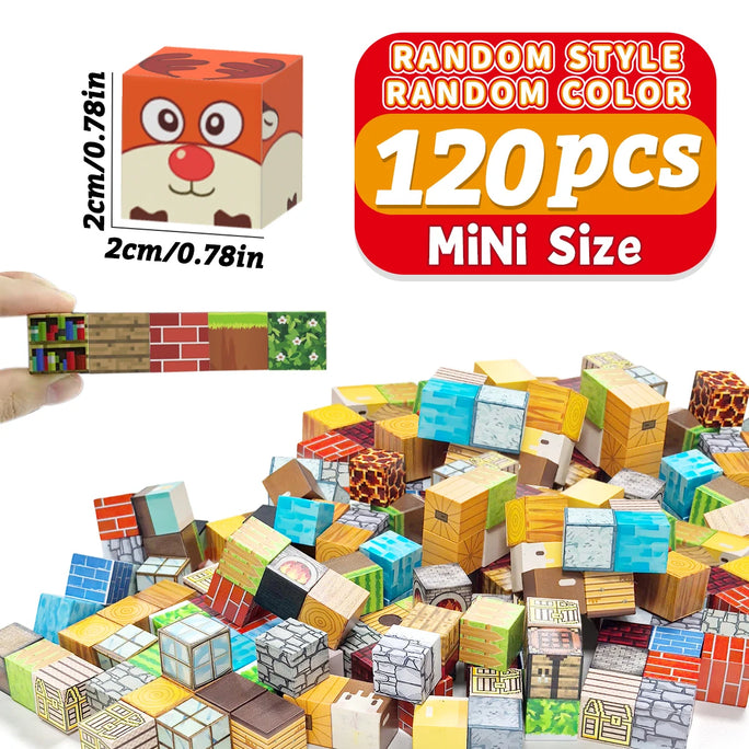 Magnetic Building Blocks Mine World Magnet Cube