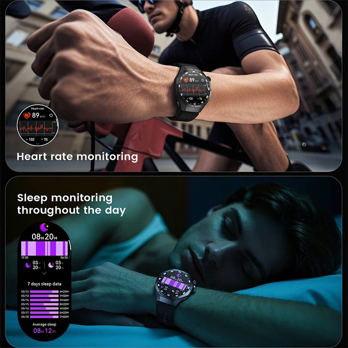 2025 New For Huawei GT5 Pro Smart Watch Men AMOLED Screen GPS