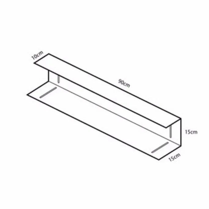 Stainless Steel Shelves Wall Storage Holders 2-layer