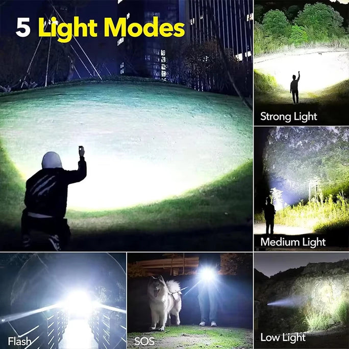 Flashlights High Lumens Rechargeable, Super Bright