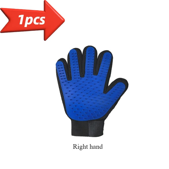 1pc Pet Grooming Gloves - Gentle Deshedding Brush