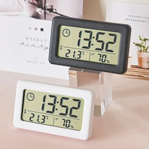 12/24 Hours Wall Clock Thermometer Digital